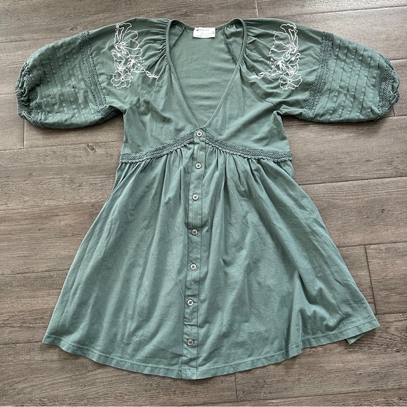 Asos Green Dress Size 4 - Picture 1 of 9